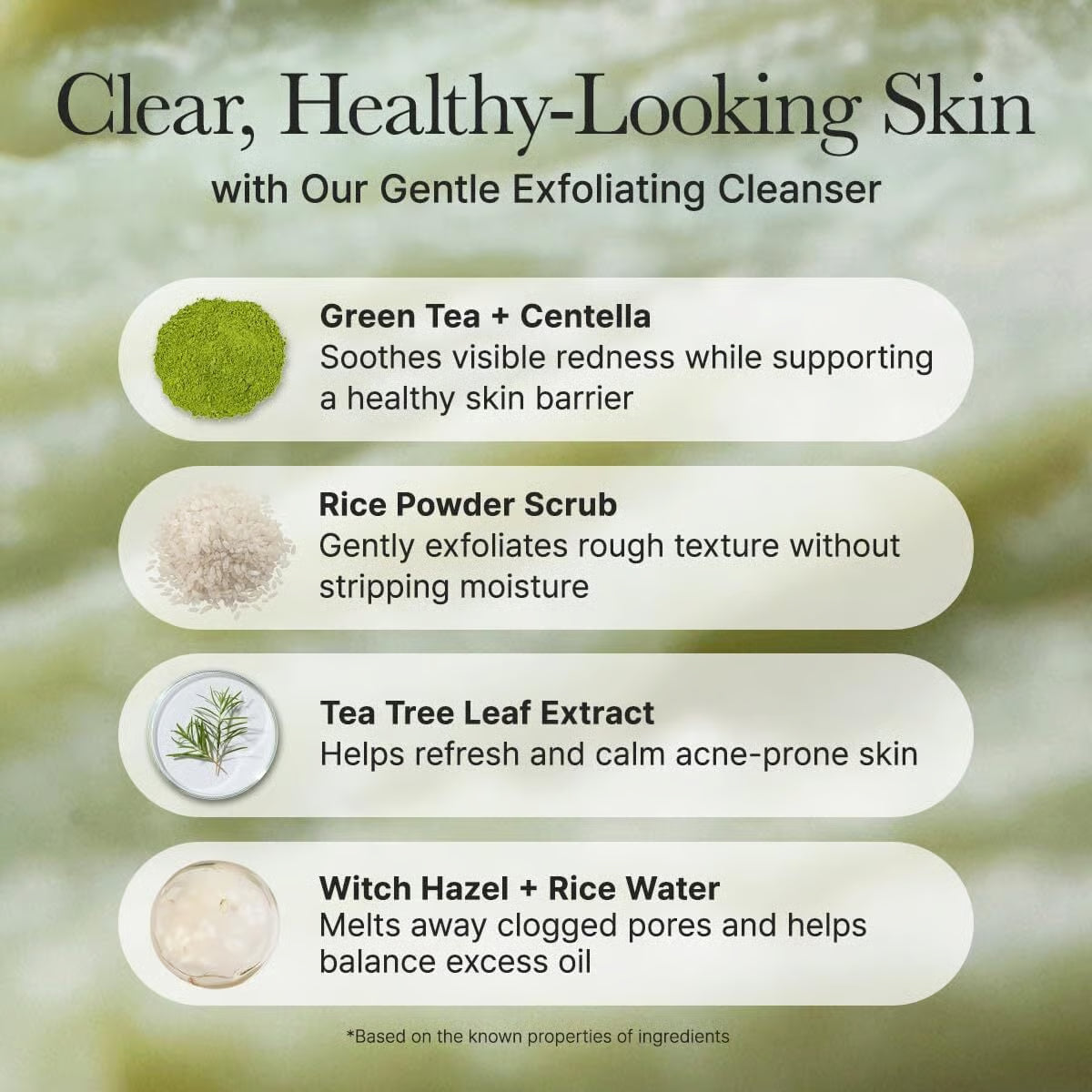 Arencia Fresh Green Rice Mochi Cleanser 120 g